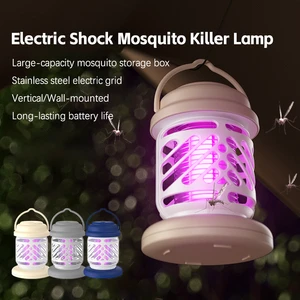 Mini Mosquito Killer Lamp USB Insect Desktop Hanging Household Mosquito Repellent Killer Lamp for Home Easy to Clean Bug Zapper