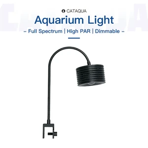 Full Spectrum Programmable Dimmable Waterproof IP68 Durable Low Profile Modern High Efficiency Aquarium Led Light for Reef Tank