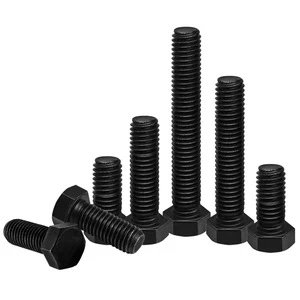 High Strength M10 M12 M14 M16 M18 M20 Hexagon Bolt Fasteners Grade 8.8 10.9 12.9 ISO Standard Carbon Steel Super Low Price