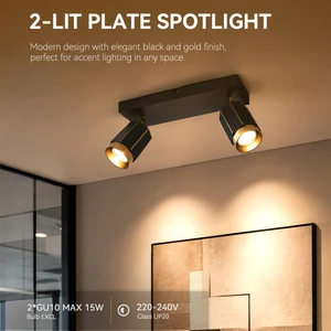 Modern Adjustable GU10 Spot Light Indoor Aluminum Ceiling Lamp Home Background Wall Sopt Light Hotel Lighting