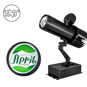 TNT IP20 10w 20w 30w 40w Rotation Logo Projector Shop Advertising Indoor Gobo Projection Light