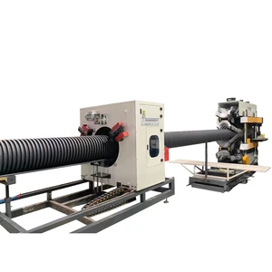 New Beilijia Fully Automatic Hydraulic Pipe Cutting Machine for HDPE Double Wall Corrugated Pipe 380V 1 Year Warranty