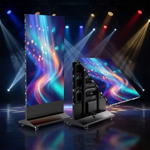 Indoor LED P2.5 HD Digital Advertising Display with 1 Year Warranty 1500cd Brightness Floor Stand Mount