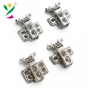 YUXING Modern Aluminum Frame 35mm Stainless Steel Short Arm Hydraulic Furniture Hinge Kitchen Door Cabinet Hinges