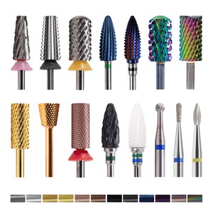 Hot Selling High Quality 5 In 1 Nail Drill Bits Set Manicure Tool Pedicure Wholesale Tungsten Steel Carbide 4xc Nail Bit Custom