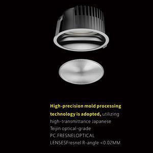 Ceiling Recessed Downlight LED 15W-50W Ultra Slim COB Anti-Glare IP54 Aluminum DC 36V Modern Dimmable Home Hotel Office