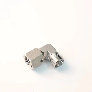 304 Stainless Steel 2C9 Series Metric Thread 90-degree Elbow Rotary Thread Hydraulic Adapter