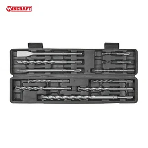 11pcs SDS Drill Bits for Concrete Stone Brick Masonry Hole Tool Drill Set