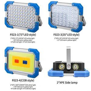 1000 High Lumen LED Digital Display Portable Car Inspection Lamp 3x1200mAh Rechargeable Battery IP44 Waterproof 50-100m Range 7