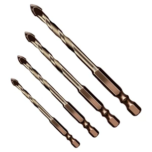 Chinese Hot Selling Model 010 OEM Customizable Tungsten Cobalt Hard Alloy Material Long Hexagonal Straight Drill Bit