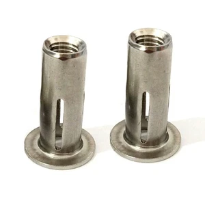 1/4 5/16 3/8 Stainless Steel A2 Pre Bulbed Insert Cross Nut Rivnuts