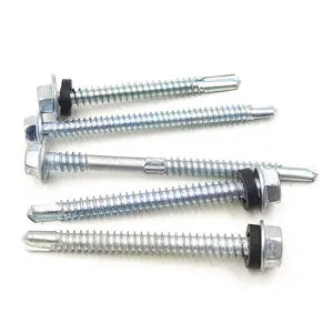 High Quality Metric 30mm 40mm 50mm 60mm Machine Produce Carbon Steel Zinc Plated DIN7504 Head Self-Tapping Screws Class 4 Fine