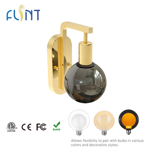 New Design Fashion Romantic Modern Gold Single Head LED Wall Lamp Decorative Bedroom Wall Light For Decorative Living Room