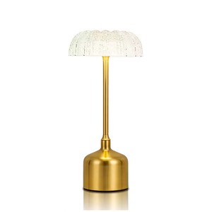 Modern Retro Bar Table Lamp New Arrival LED Rechargeable Desk Light Touch Dimming Night Light for Bedroom Decor Battery