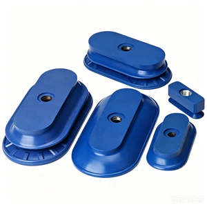SAOF/SAOBElliptical Vacuum Suction Cup For Transporting Long Metal Parts With Oil Pipes Reinforcing Ribs Machine Arm Accessories