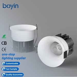 DALI Dimmable LED COB 5w/8w/10w/12w/18w Downlight Multiple Beam Angle Degrees Recessed Spot Light for Mall Project Engineering