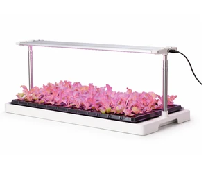 Adjustable Full-Spectrum LED Grow Light for Indoor Plants - Red, Blue, White Lighting, Height 26-76cm