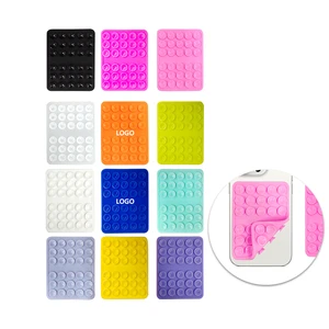 Party Gift 2 Sides Adhesive Silicone Phone Suction Cup Gift Double Sided Suction Silicone Phone Grip Cup Sucker Holder