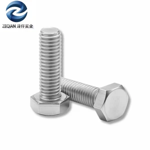 Hot-selling 304 Stainless Steel Hexagonal Screw M4, M5, M6, M8, M10, M12 Bolt, Nut and Flat Washer Combinations in China