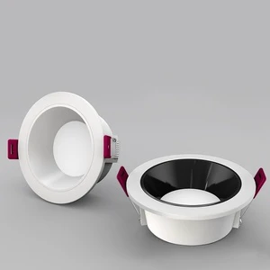 LED Recessed Round High Brightness Anti-Glare 5W7W Ceiling High Brightness Indoor Lighting High Quality Downlight