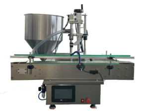 Automatic Single-Head Orange Juice Filling Machine PLC Control ForLiquid Filling Food Beverage Water Chemical Industries Jar