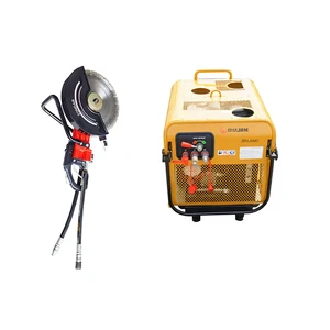 Portable Hydraulic Power Pack and Hydraulic Cut off Saw for Concrete and Rock Demolition