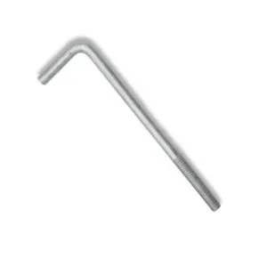 High Quality L-Shaped Zinc-Plated Wedge Anchor Bolt 22mm X 500mm | Heavy Duty Strength Grade 8.8 for General Industry Concrete