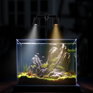 Fish Tank LED Light Full Spectrum Aquarium Light for Marine Freshwater 24 7 Cycle