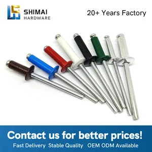 Bright Finish Blind Rivet Aluminum Remache Brillante