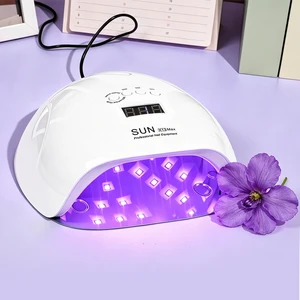 Professional 76W UV LED Nail Lamp 4 Timer Setting And Automatic Sensor For Drying And Curing Gel Polish At Home