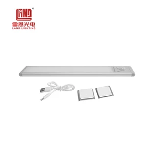 White Under Cabinet Lighting with Sensor Wave Hand Control Dimmable LED Light Bar for Kitchen Shelf