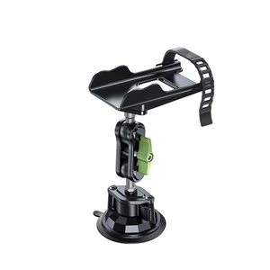 LanParte Universal Car Suction Cup Mount Professional Walkie Talkie Holder for Car Angle Adjustable Vacuum Suction Cup Mount
