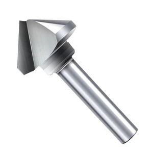 High Performance Cylindrical Shank Chamfer Cutter HSS Countersink Drill Bit Straight Shank Round Shank Set for Metal