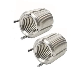 UNJC UNJF Stainless Steel Keensert Threaded Bushing Key Locking Wire Thread Insert for Thread Repair