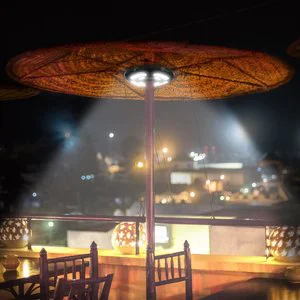 USB Charging Parasol Umbrella Pole Lights 3 Brightness Modes 28LEDs Umbrella Pole Lights with Timer Cordless for Camping Tent