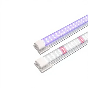 Full-Spectrum Aluminum T8 Plant Grow Light for Indoor Vegetable and Flower Hydroponic Seedling LED with -Like Light