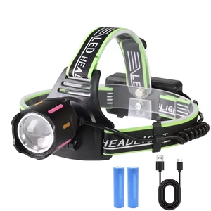 Led Portable Helmet Professional Outdoor Night Head Lamp High Power USB Rechargeable Headlamp Mineral Super Bright Head Torch