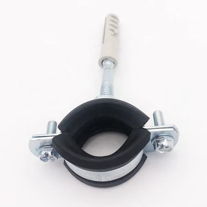 Iron Sheet M8 Pipe Clamps Support Factory Clamps Heavy Duty Pipe Clamp Pipe Supporting