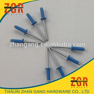 China Supplier Colored Aluminum Pop Rivet Din 7337 Blind Rivets For Aluminum Window With High Quality