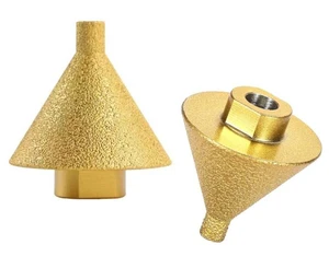 Vacuum Brazed Diamond Beveling Chamfer Counter Sink Drill Bit