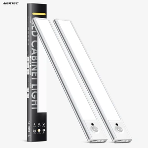 Cabinet Lighting Motion Sensor Light 5 Color Dimmable Usb Type C Rechargeable wireless Under Led Cabinet Lamp for Wardrobe
