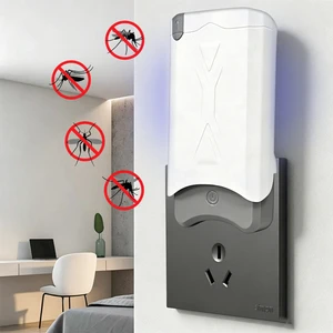 Advanced Trap+Lock Technology UV LED Flying Insect Killer Indoor Plug-In Bug Zapper in Home Office for Mosquitoes Gnats Fruit