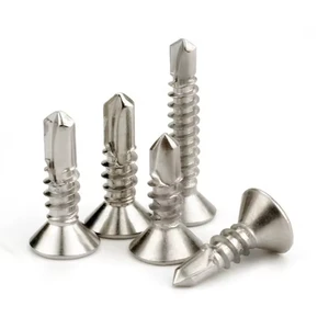 M3.5 M3.9 SS410 Flat Head Countersunk Cross Drill Screws Self Tapping Self Drilling Screws Dovetail Screws