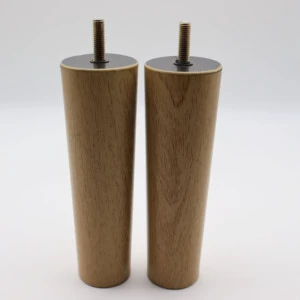 Multi-functional Wood-grain Customized Round Plastic Sofa Leg Screws M8 Adjustable Sofa Screws