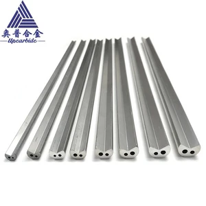 Factory High Wear Resistance 100% Virgin Solid Tungsten Carbide Rod Blanks OD13*ID3.2*ID2.6*340mm Gun Drill Bit Cemented Carbide
