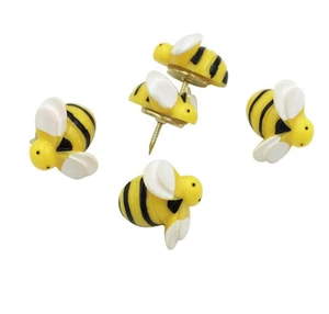 Wholesale Creative Bees Thumb Tacks,push Pins With 30pcs Per Plastic case for Maps