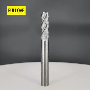 Wholesale Fullove High Precision Solid Carbide Step End Mill Diameter Milling Cutter CNC Controlled for Metal Drilling