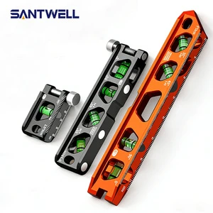 Volume Purchase Industrial Grade OEM Aluminum Alloy Spirit Level with Strong Magnets for Multi-Angle Measuring Portable
