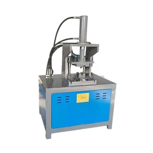 Hydraulic 90 Degree Angle Stainless Steel Pipe Cutting Machine Iron Square Tube Notching Punching Motor High Productivity Foot