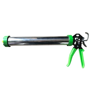 Professional Silicone Gun 600ml Caulking Gun for Sealant JUHUAN Glue Gun 9 Inch Construction Building Smooth Rod 600ml 1:1 Green
